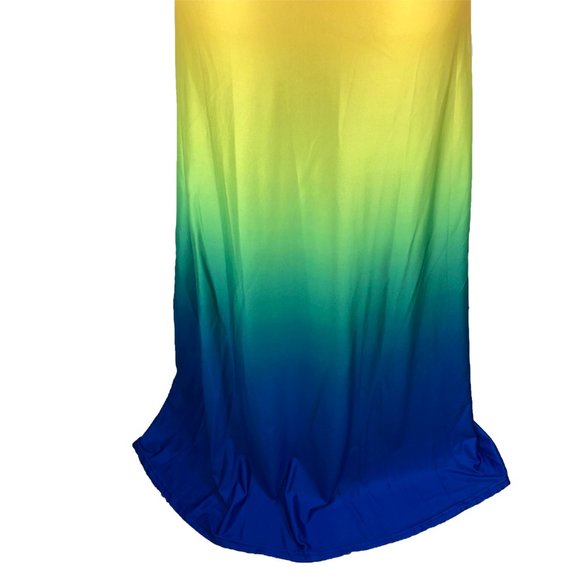 Ombre maxi dress - stretchy, cool, and fun! - Picture 3 of 6